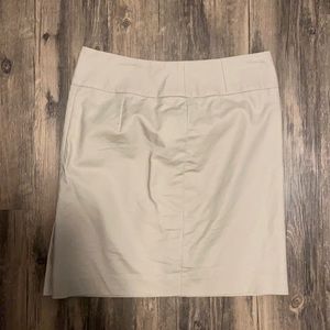 Banana republic cream pencil skirt khaki